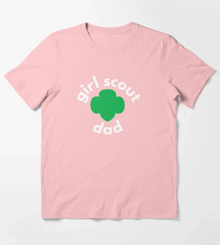 Proud Girl Scout Dad Scout Leader Dad Life T-Shirt Dark Grey