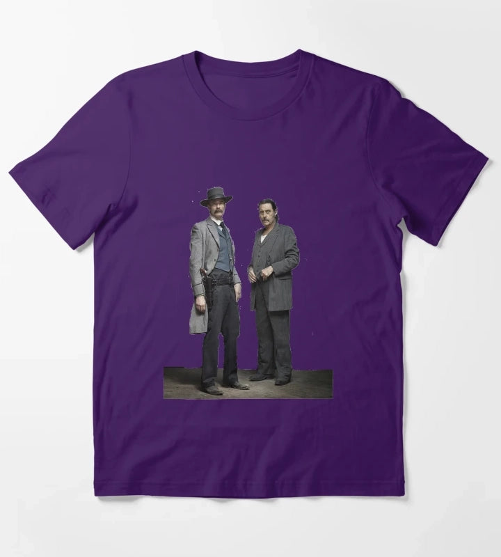 Proud l Seth Bullock And Al Swearengen Christmas T-Shirt Purple