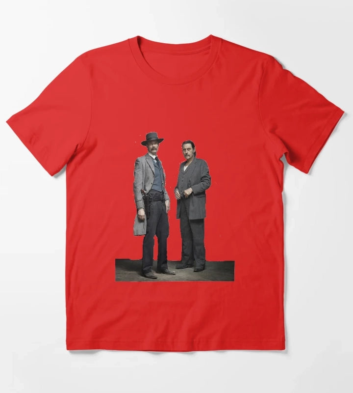 Proud l Seth Bullock And Al Swearengen Christmas T-Shirt Red