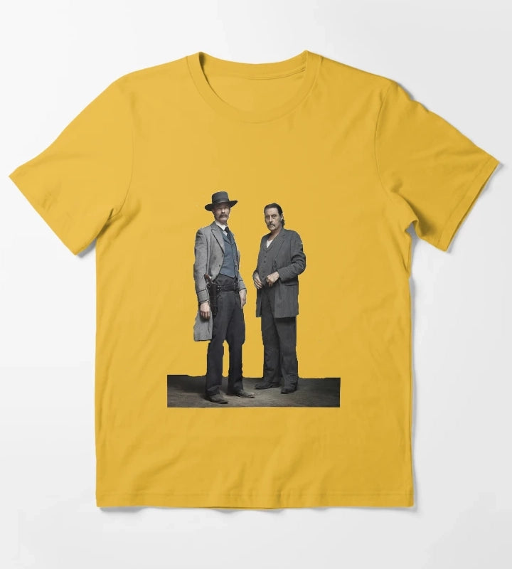 Proud l Seth Bullock And Al Swearengen Christmas T-Shirt Yellow