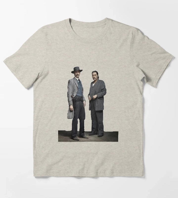 Proud l Seth Bullock And Al Swearengen Christmas T-Shirt Cream