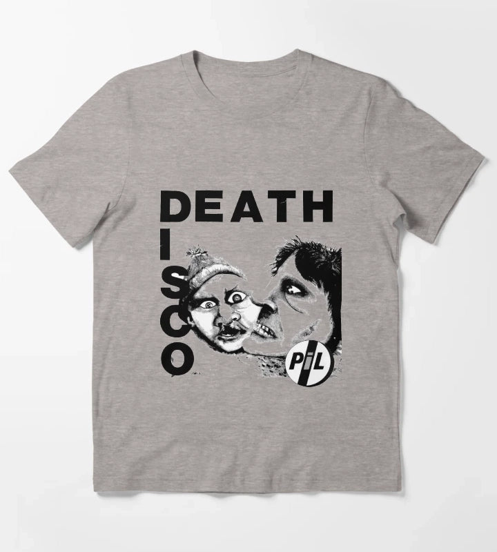 Public Image Limited The Death Disco Tee T-Shirt Heather Grey