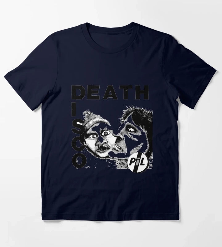 Public Image Limited The Death Disco Tee T-Shirt Navy