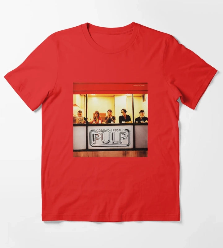 Pulp Band T-Shirt Red