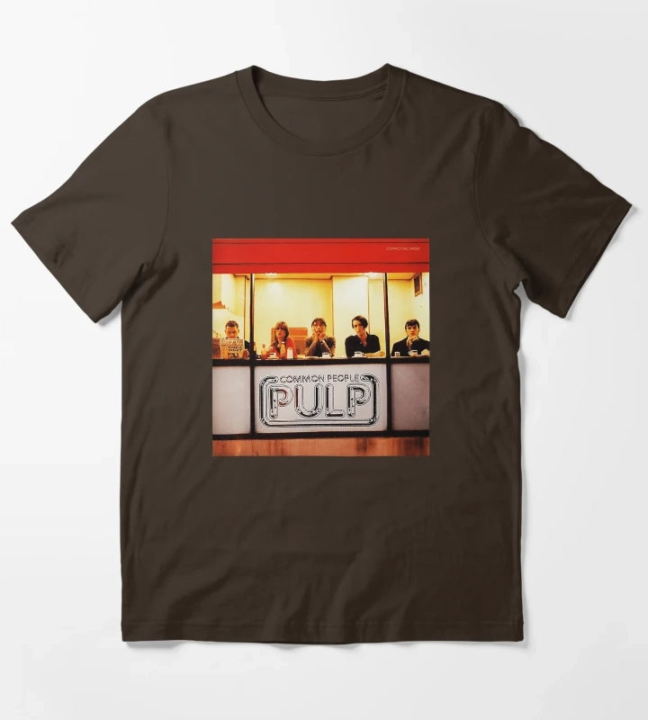 Pulp Band T-Shirt Brown