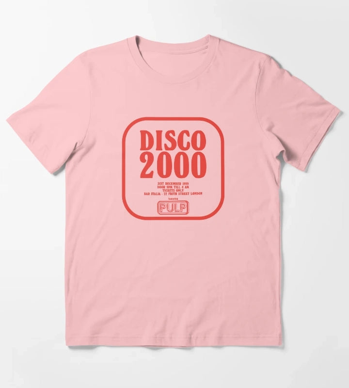 Pulp Disco 2000 Red T-Shirt Dark Grey