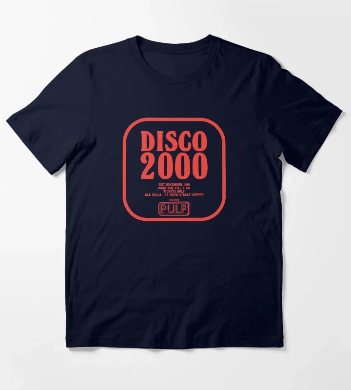 Pulp Disco 2000 Red T-Shirt Navy