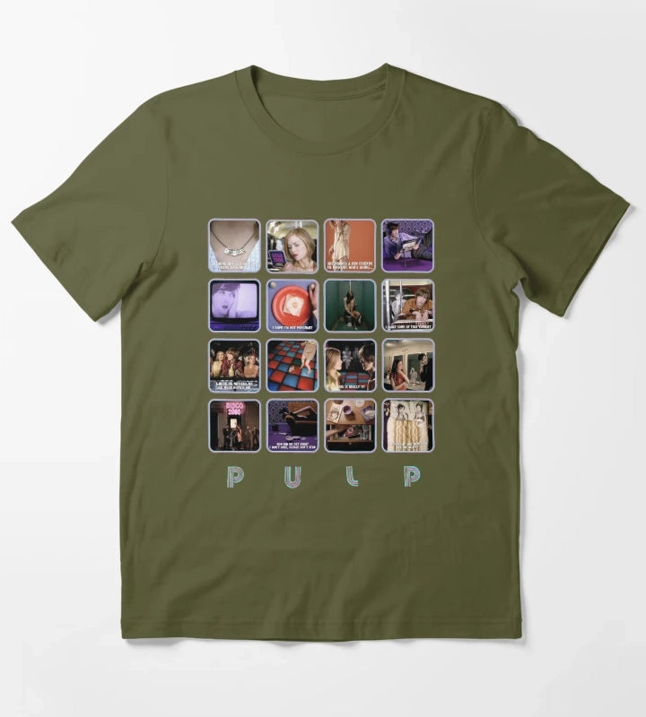 Pulp Disco 2000 T-Shirt Olive Green