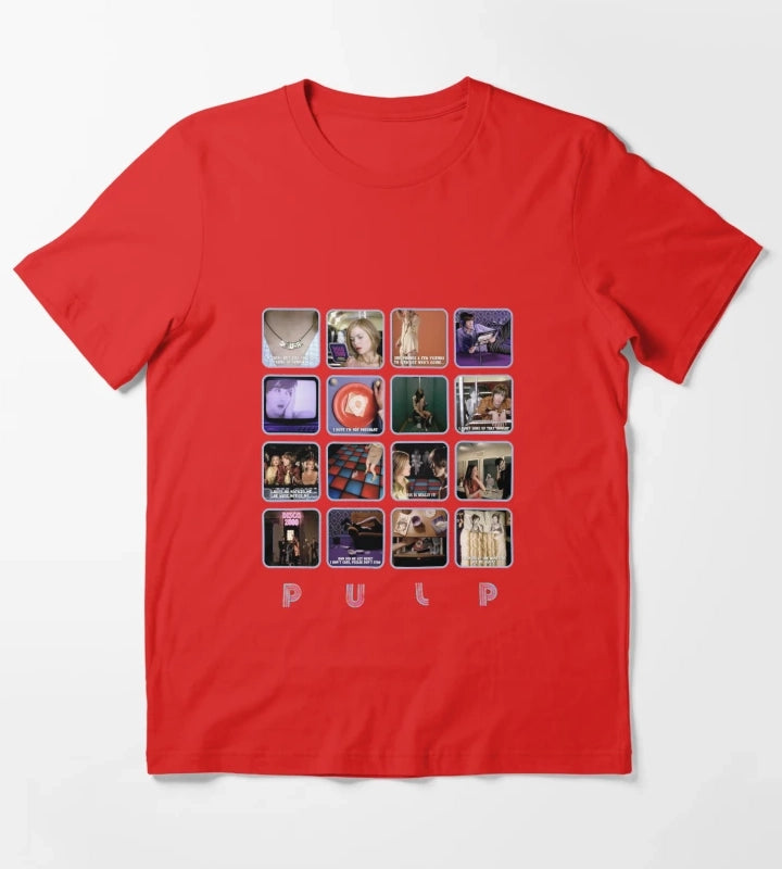 Pulp Disco 2000 band vintage T-Shirt Red