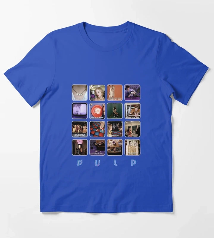 Pulp Disco 2000 band vintage T-Shirt Blue