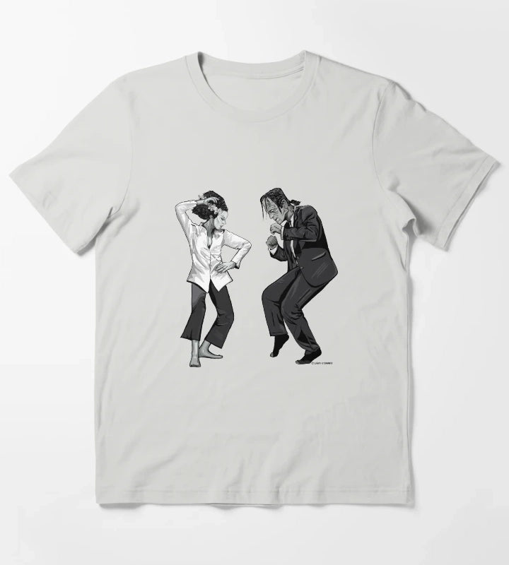 Pulp Frankenstein T-Shirt Light Grey
