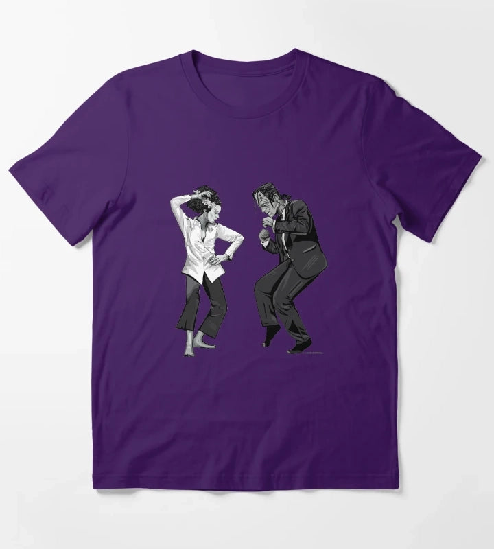 Pulp Frankenstein T-Shirt Purple