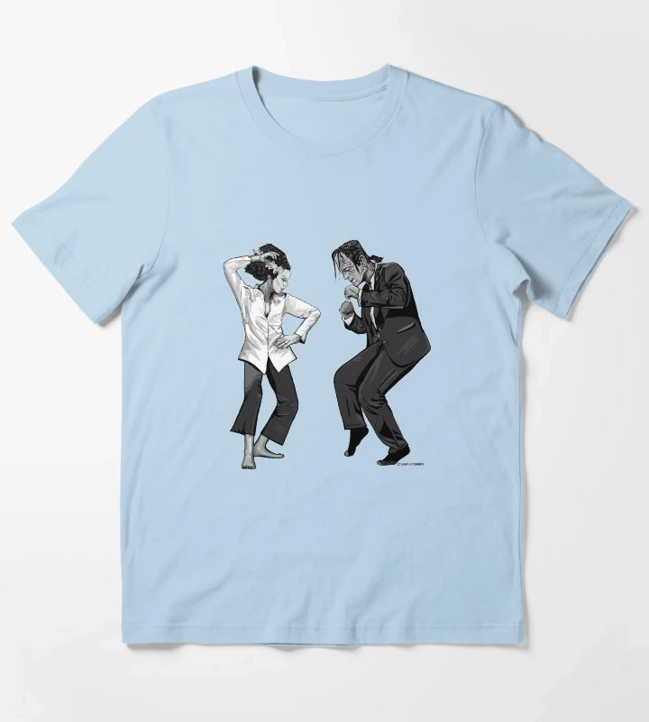 Pulp Frankenstein T-Shirt Sky Blue