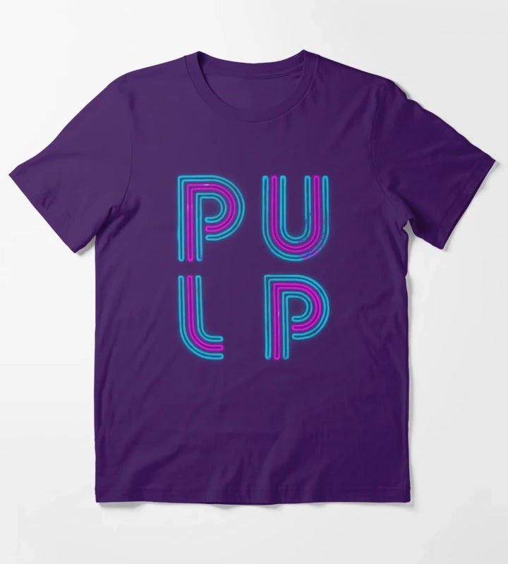 Pulp Neon Logo T-Shirt Purple