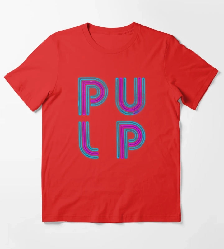 Pulp Neon Logo T-Shirt Red