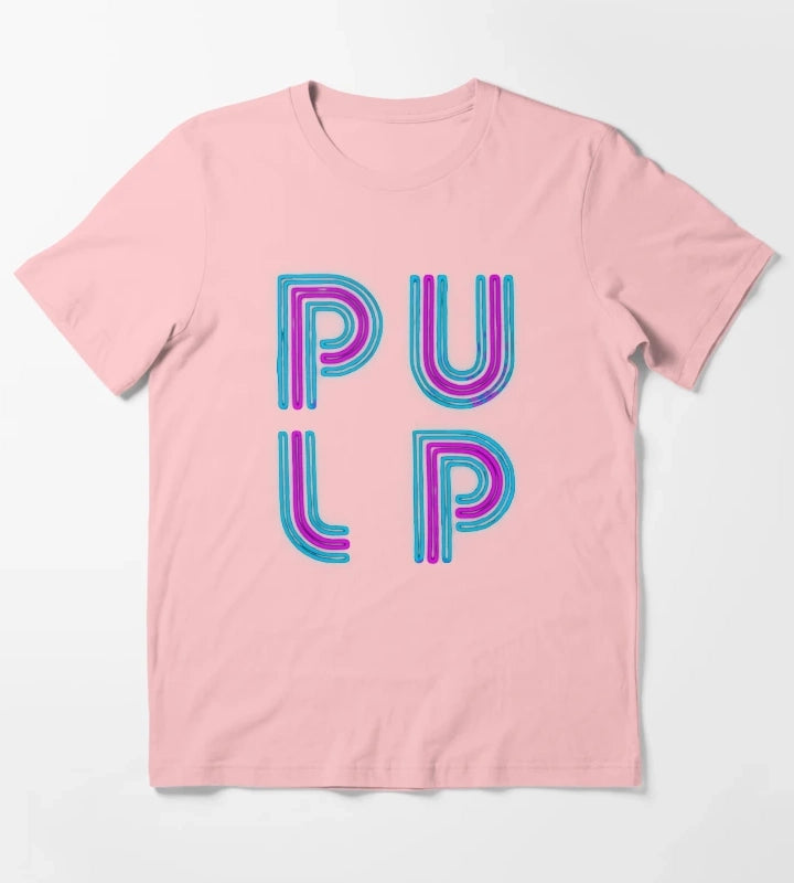 Pulp Neon Logo T-Shirt Dark Grey