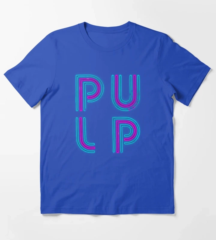 Pulp Neon Logo T-Shirt Blue