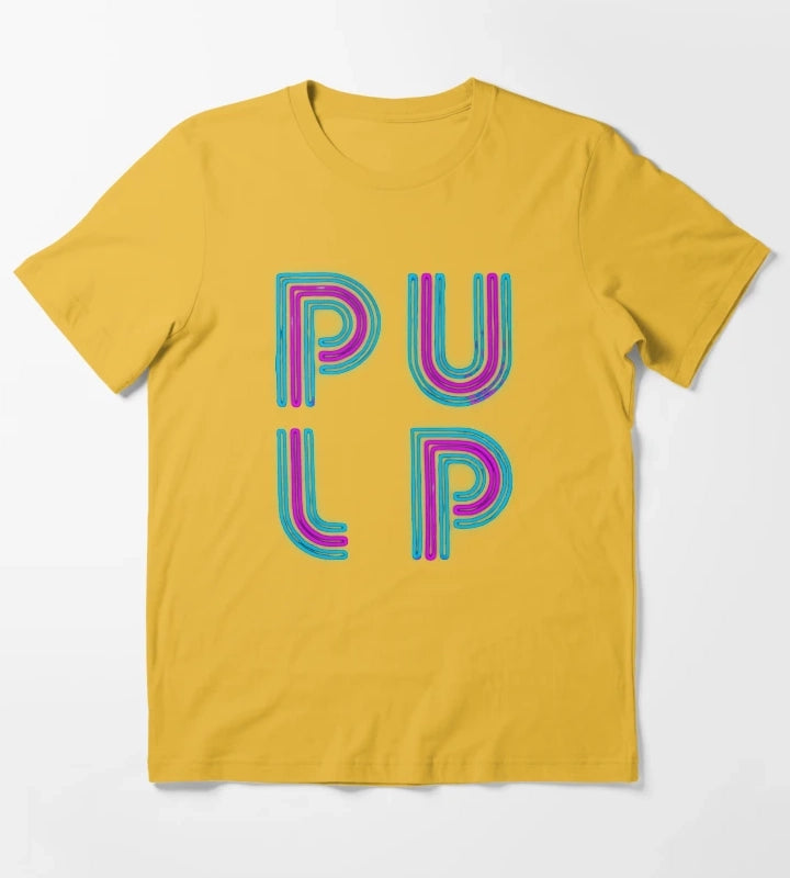 Pulp Neon Logo T-Shirt Yellow