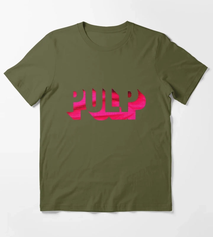 Pulp This Is Hardcore T-Shirt Olive Green