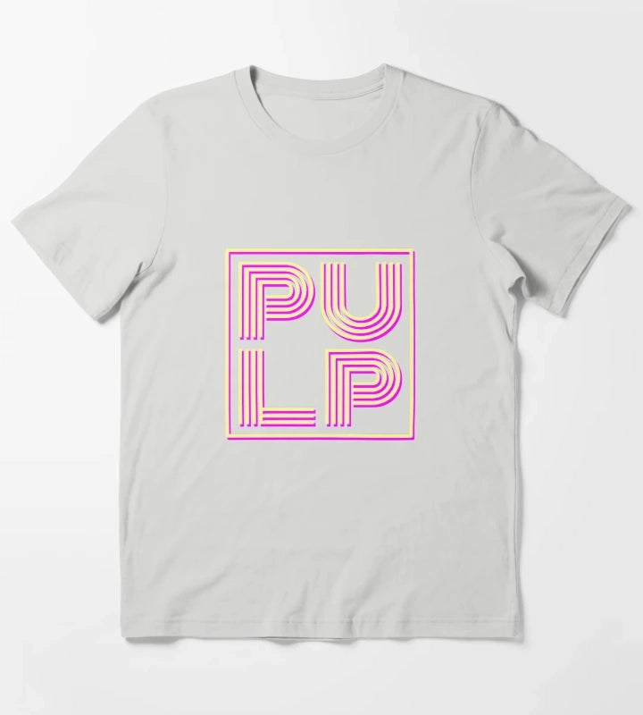 Pulp band logo T-Shirt Light Grey