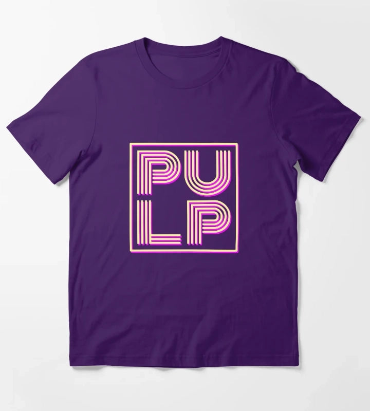 Pulp band logo T-Shirt Purple