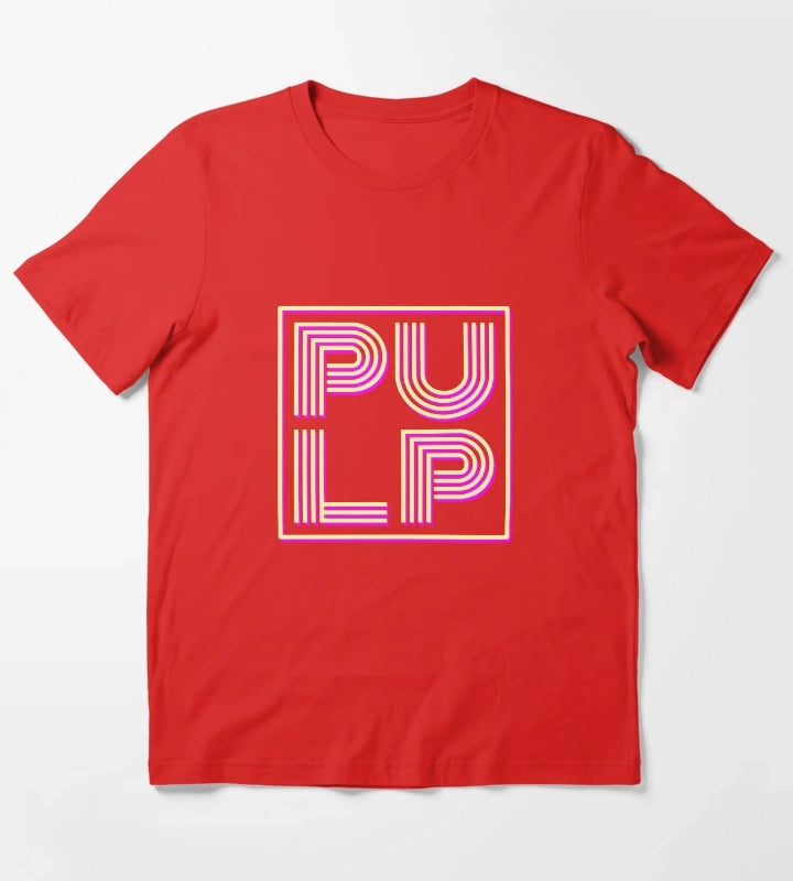 Pulp band logo T-Shirt Red