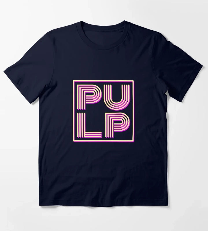 Pulp band logo T-Shirt Navy