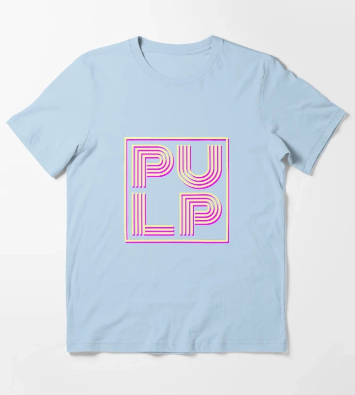 Pulp band logo T-Shirt Sky Blue