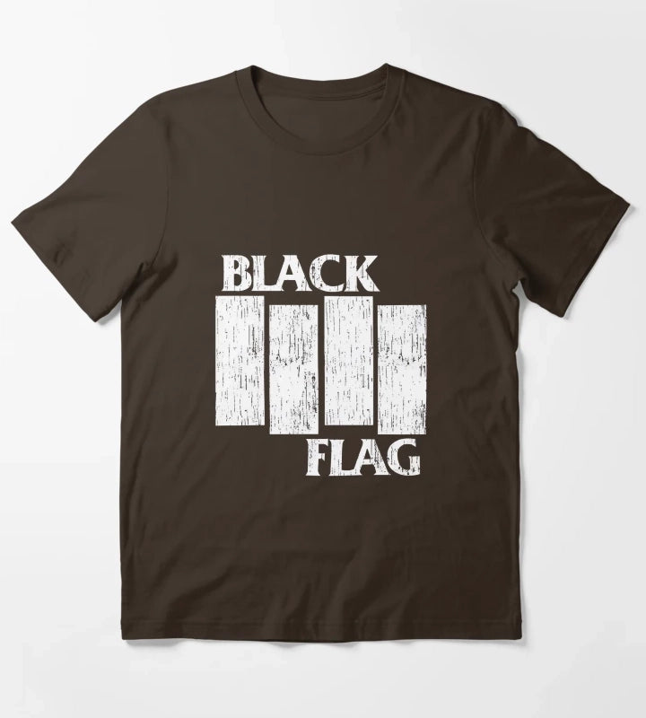 Punk Rock Retro T-Shirt Brown