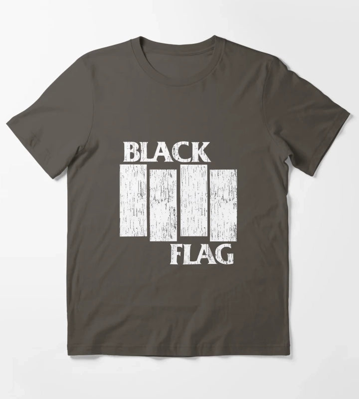 Punk Rock Retro T-Shirt Dark Grey