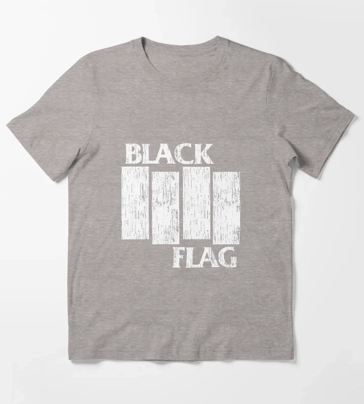 Punk Rock Retro T-Shirt Heather Grey