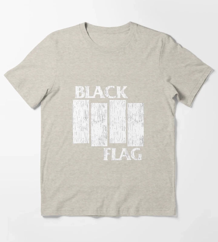 Punk Rock Retro T-Shirt Cream