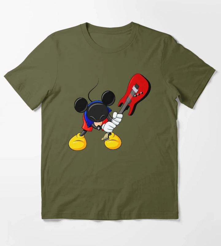 Punk Rocker T-Shirt Olive Green