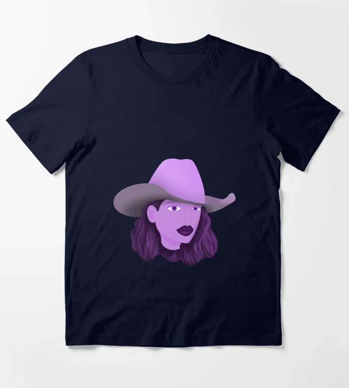 Purple Cowgirl T-Shirt Navy