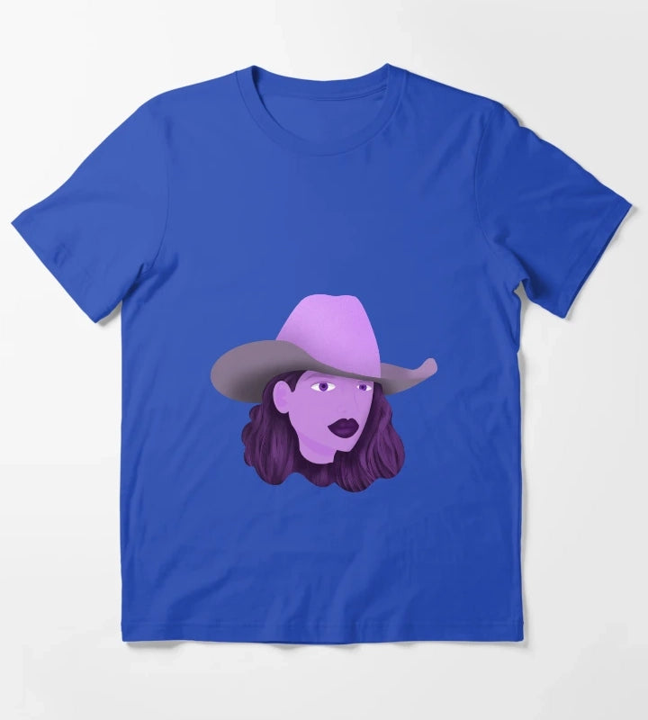 Purple Cowgirl T-Shirt Blue