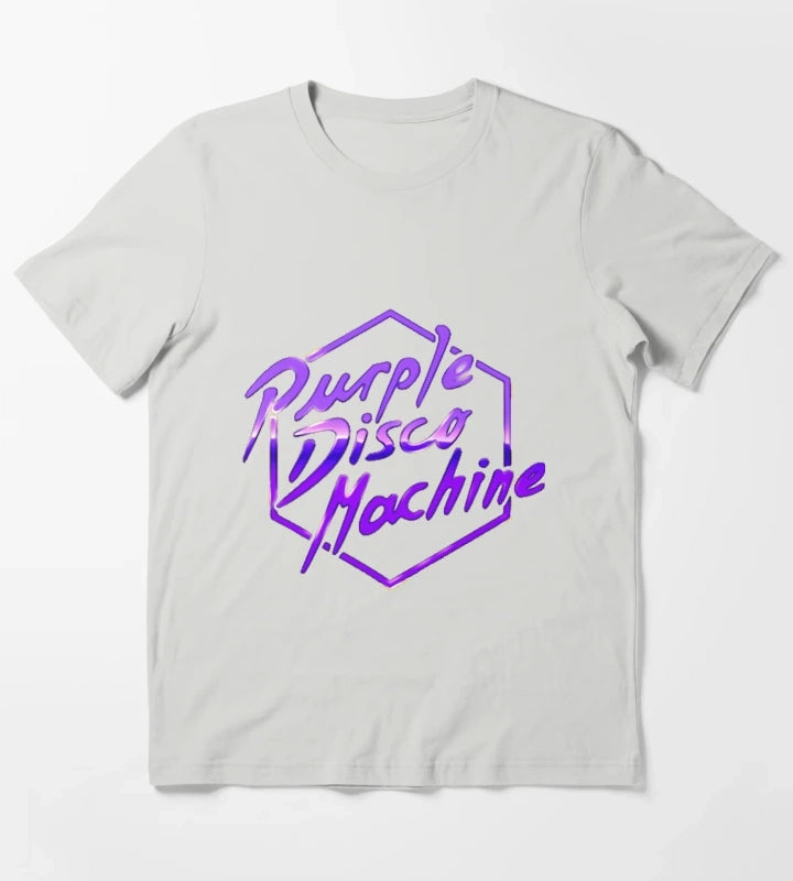 Purple Disco Machine Dj Germany T-Shirt Light Grey