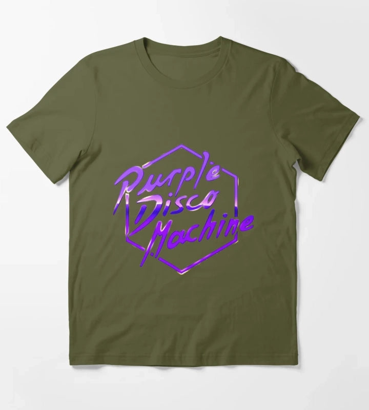 Purple Disco Machine Dj Germany T-Shirt Olive Green