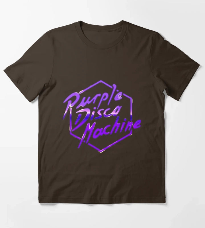 Purple Disco Machine Dj Germany T-Shirt Brown
