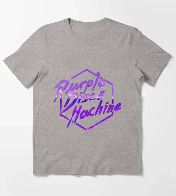 Purple Disco Machine Dj Germany T-Shirt Heather Grey