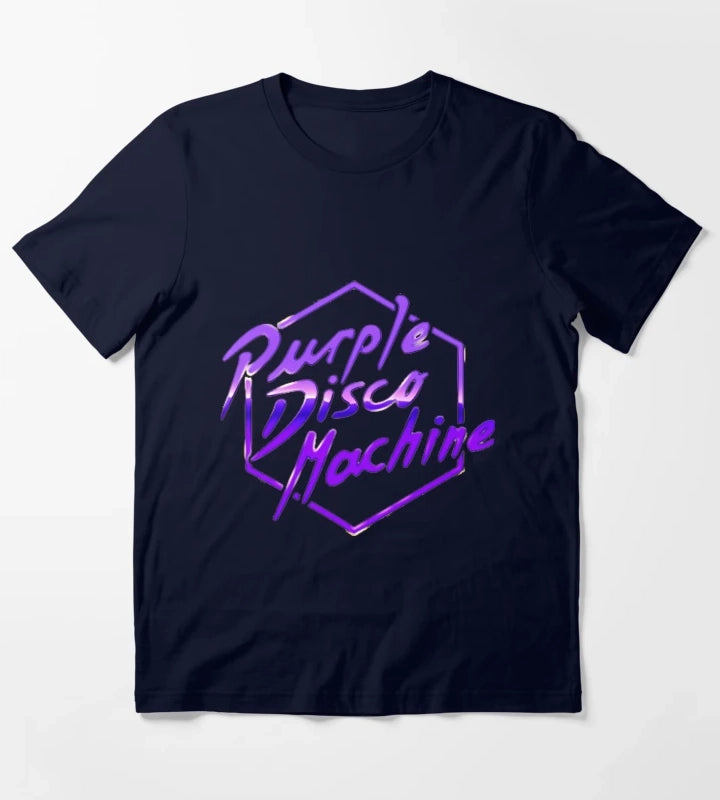 Purple Disco Machine Dj Germany T-Shirt Navy