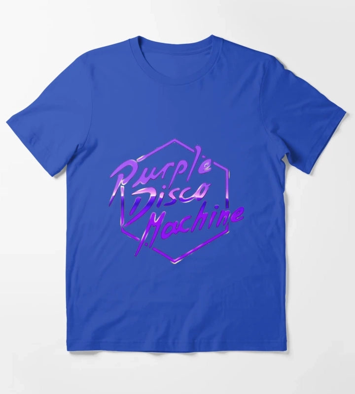 Purple Disco Machine Dj Germany T-Shirt Blue