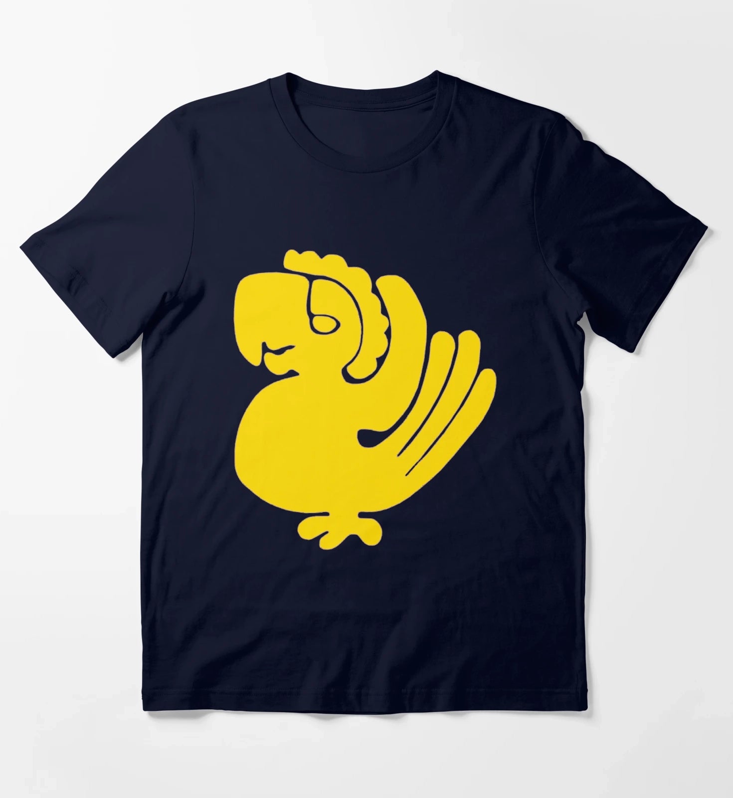 Purple Parrots T-Shirt Navy