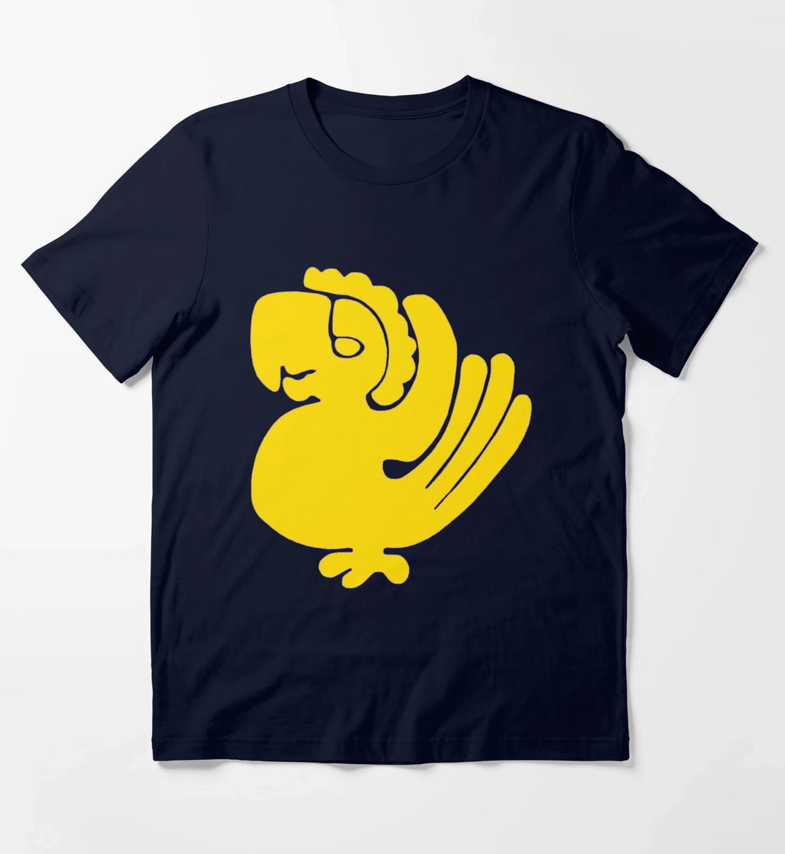 Purple Parrots T-Shirt Navy