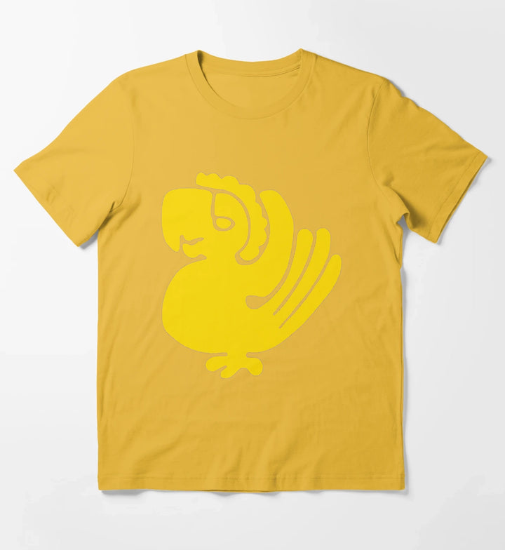 Purple Parrots T-Shirt Yellow
