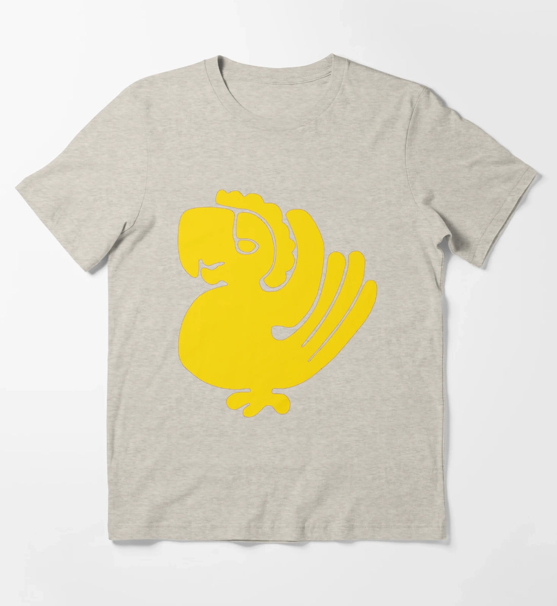 Purple Parrots T-Shirt Cream