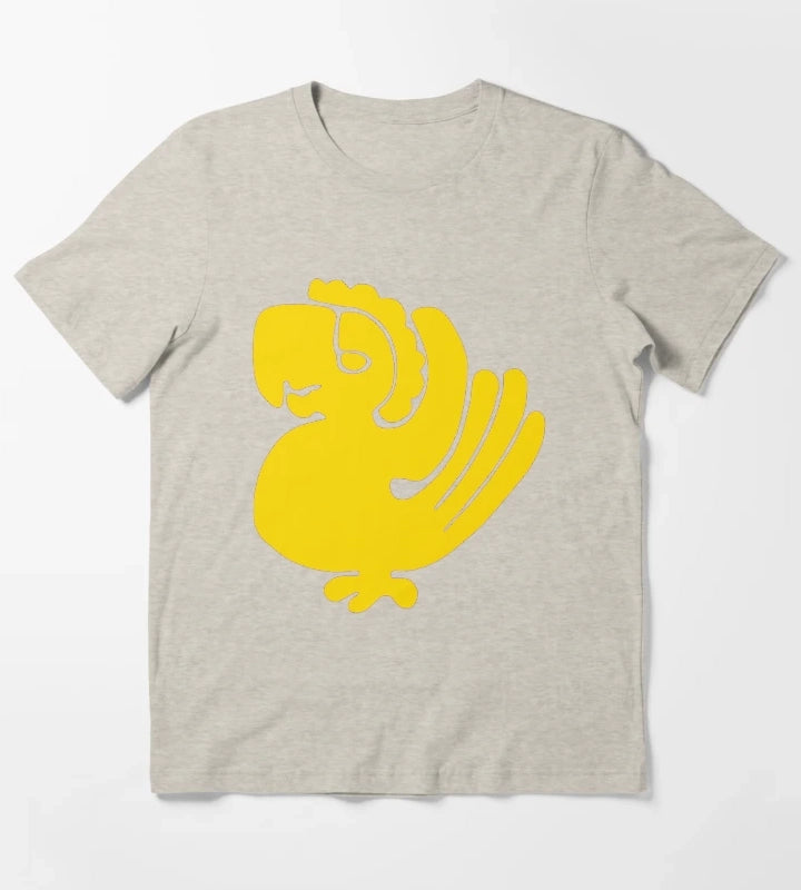 Purple Parrots T-Shirt Cream