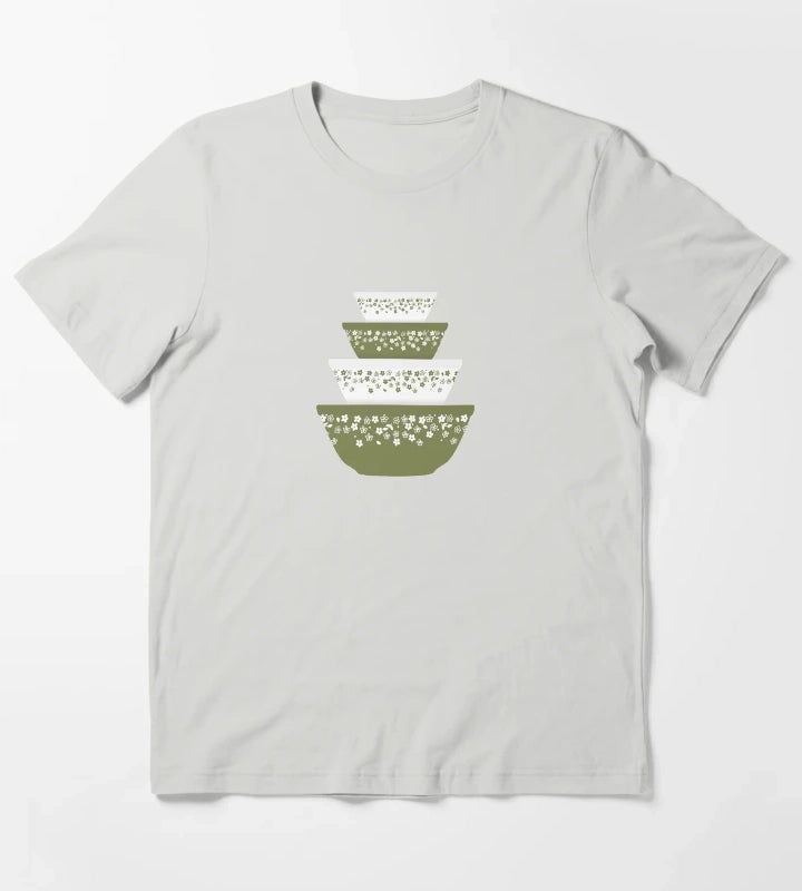 Pyrex Crazy Daisy T-Shirt Light Grey