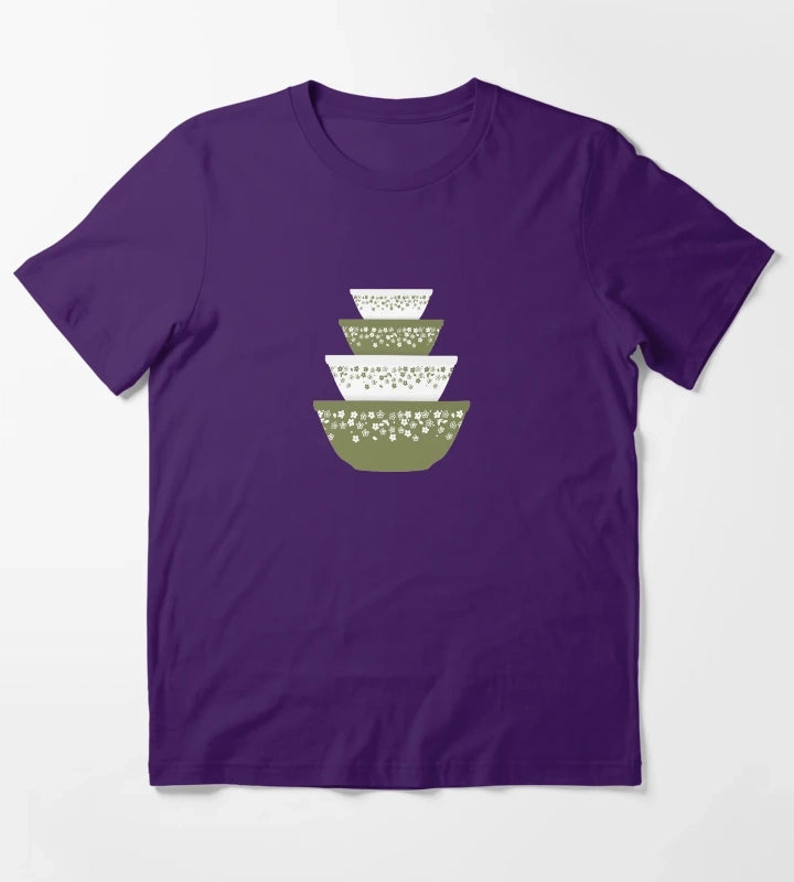 Pyrex Crazy Daisy T-Shirt Purple