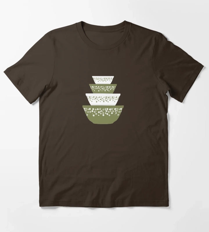 Pyrex Crazy Daisy T-Shirt Brown