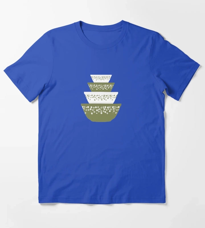 Pyrex Crazy Daisy T-Shirt Blue